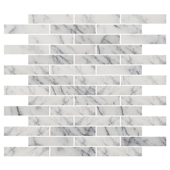 Lilac 2,3X10X1 cm – 1X4X3/8″ natural stone mosaic