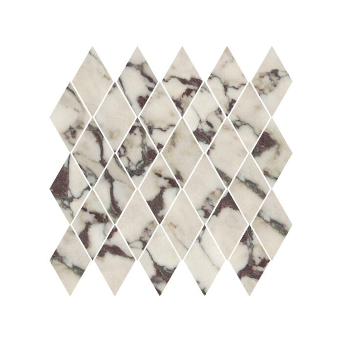 Calacatta Viola Diamond 5 cm – Diamond 2″ natural stone mosaic