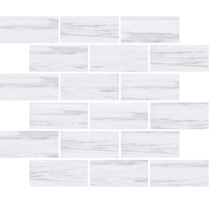 Dolomiti Gray 5X10X1 cm – 2X4X3/8″ natural stone mosaic
