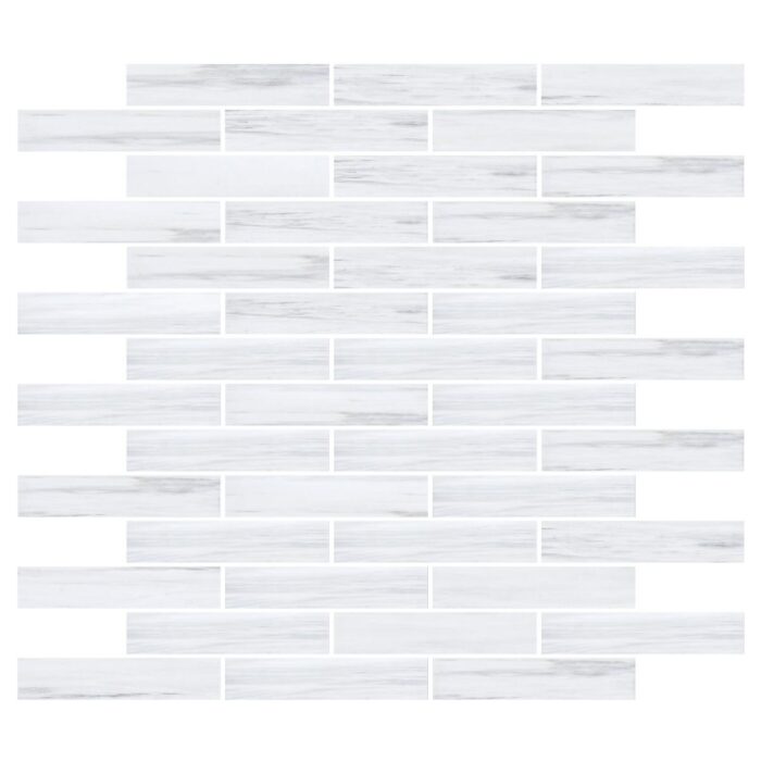 Dolomiti Gray 2,3X10X1 cm – 1X4X3/8″ natural stone mosaic